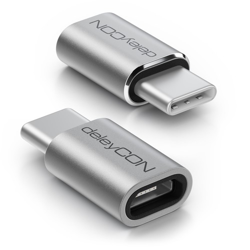 Deleycon usb adapter - 2x, usb-c
