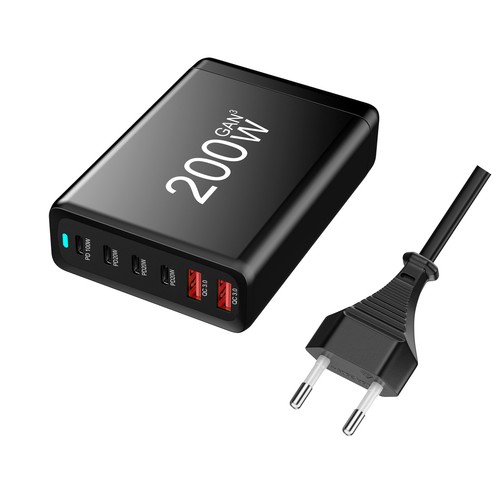 120w 200w gan ladegerät usb - 200w,
